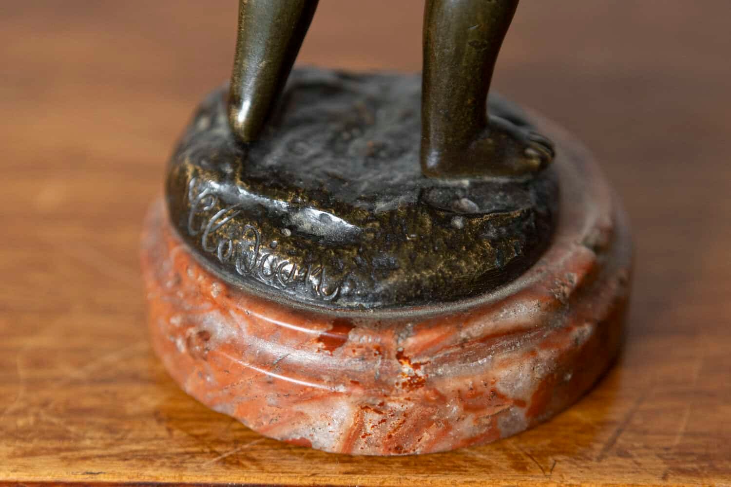 19th-Century French Bronze Sculpture of a Cherub by Clodion - JAA