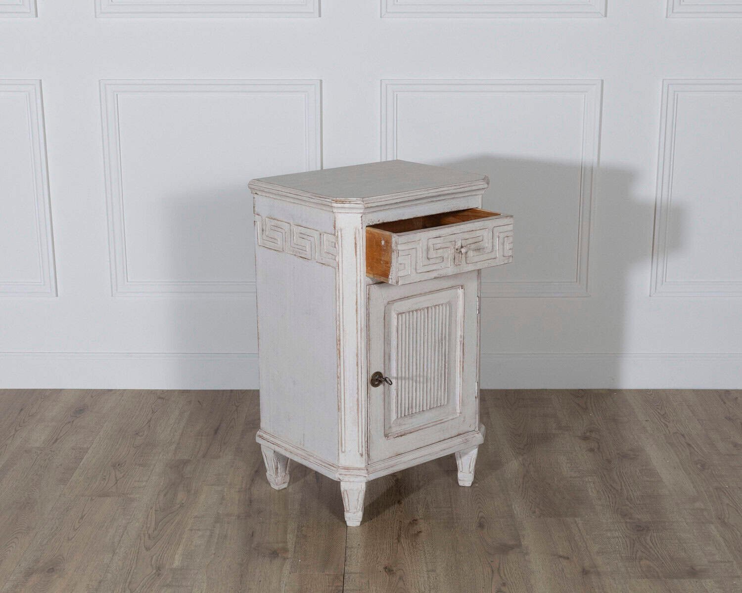 Pair of Swedish Neoclassical Painted Nightstands, circa 1880 - JAA