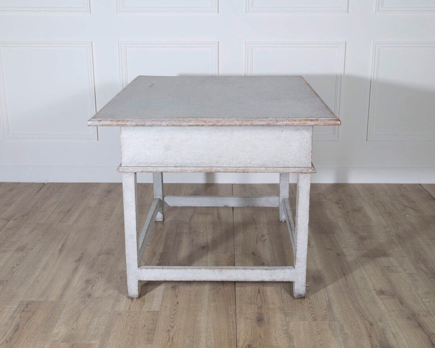 Swedish Country Pine Table with Drawer, circa 19th Century - JAA