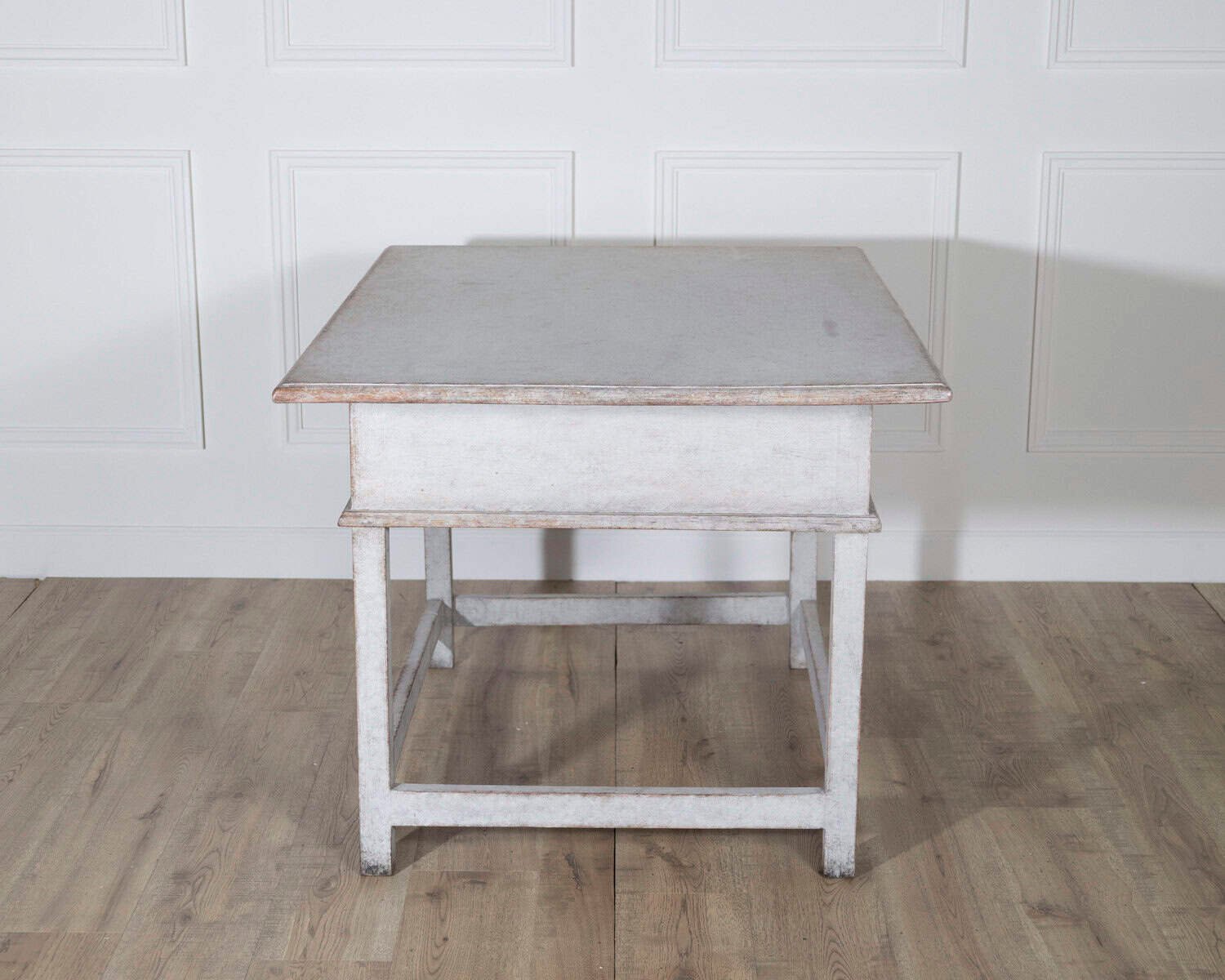 Swedish Country Pine Table with Drawer, circa 19th Century - JAA