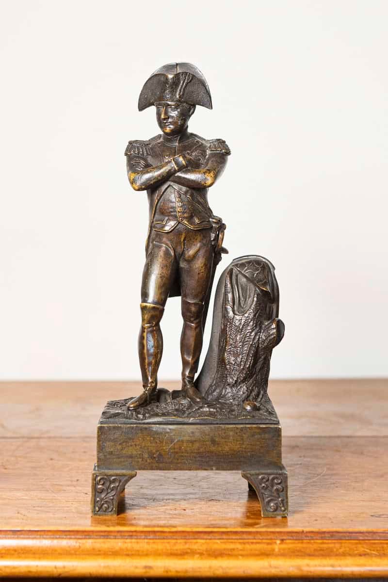 19th Century French Bronze Statuette of Napoleon Bonaparte - JAA
