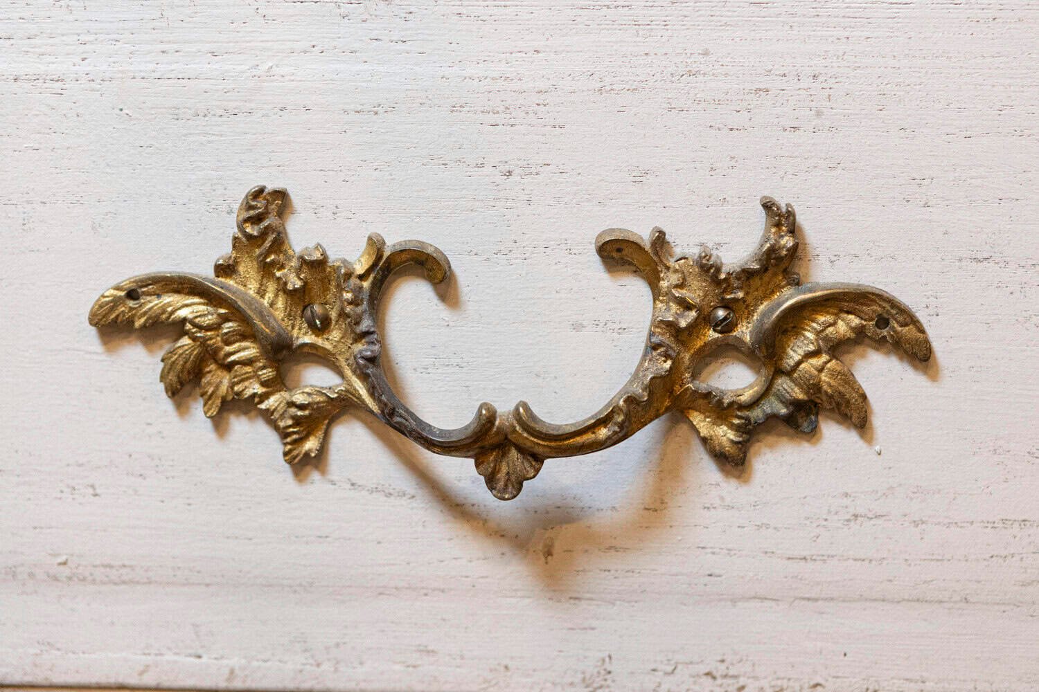 1760s Period Rococo Swedish Cabinet with Glass Doors, Bonnet Top and Cabrioles - JAA