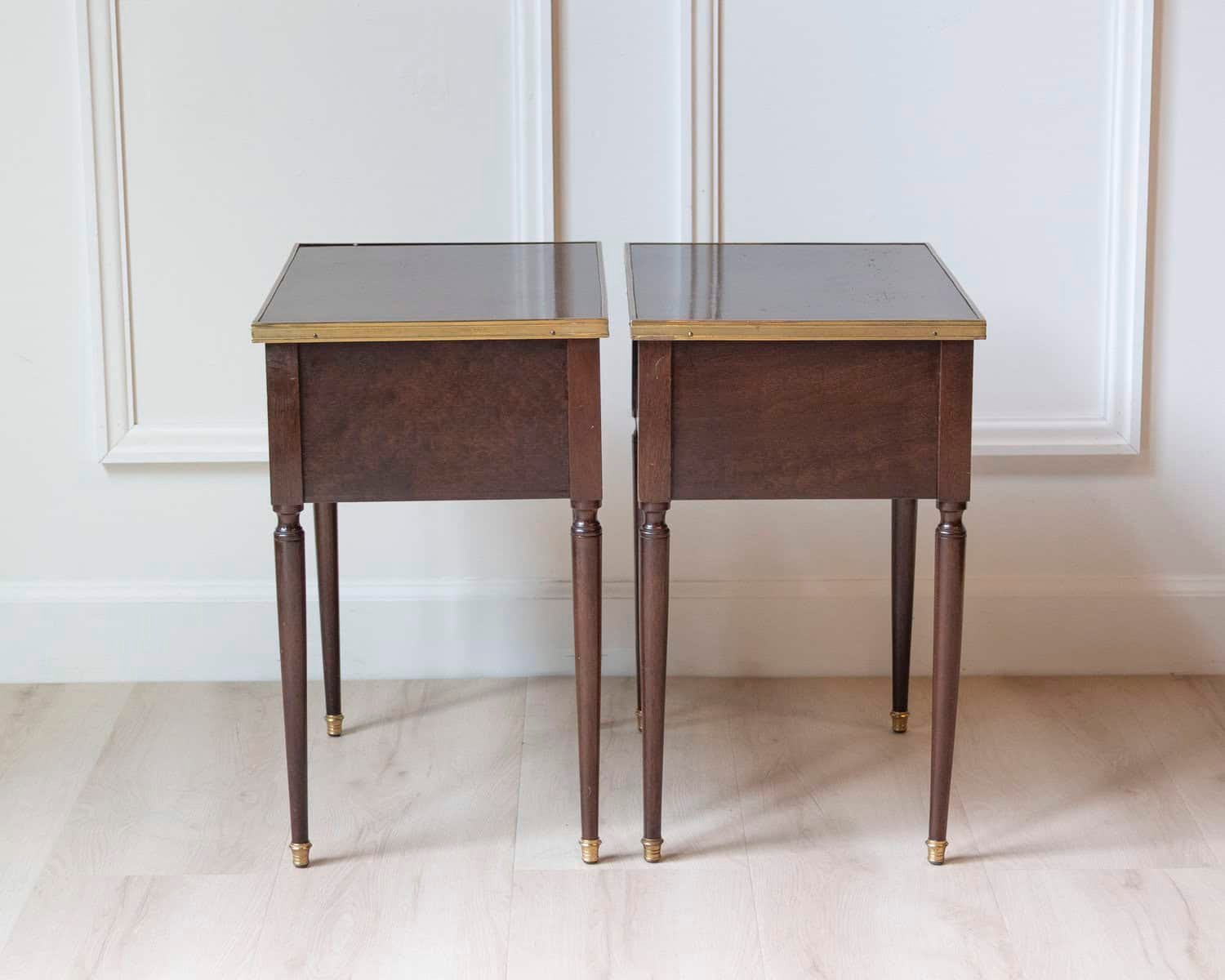 Pair Of Louis XVI Style Bedside Tables - JAA