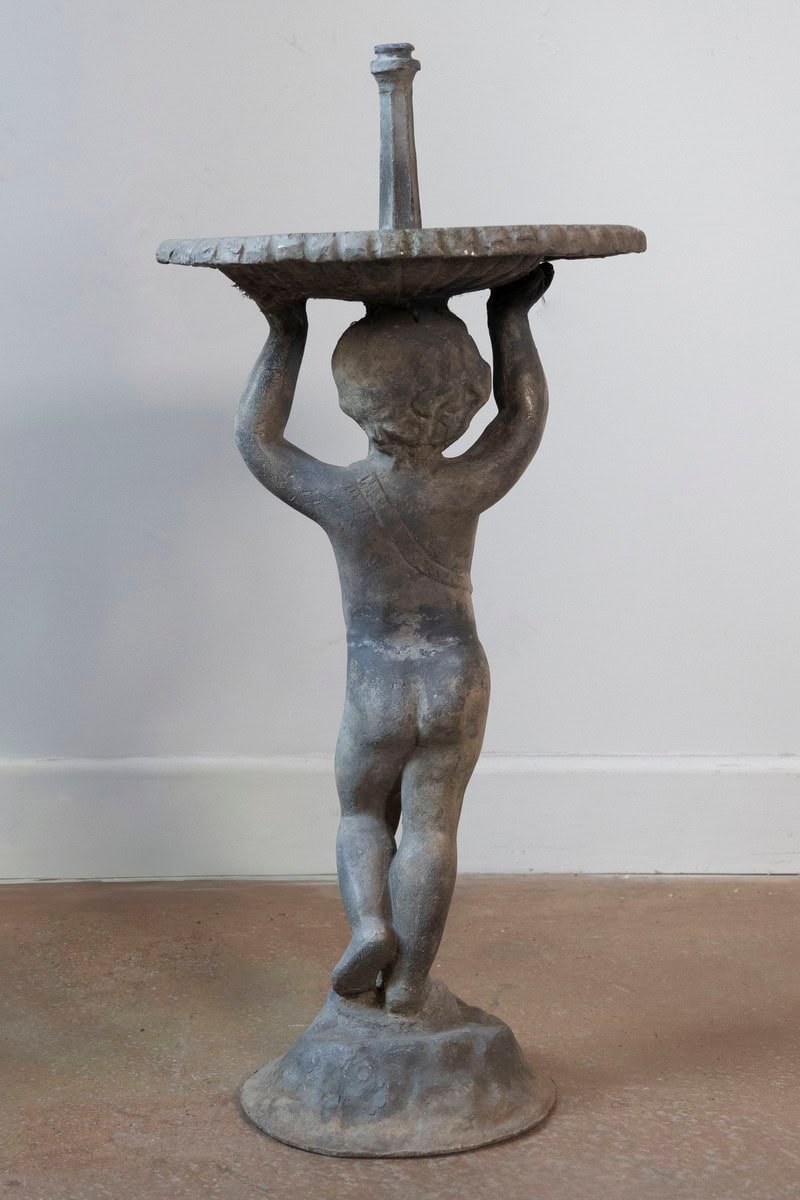 Early 20th Century Lead Putti Fountain, Circa 1920 - JAA