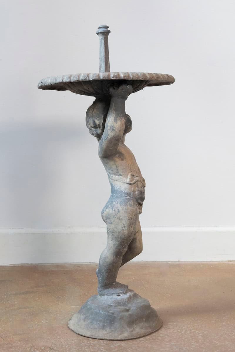 Early 20th Century Lead Putti Fountain, Circa 1920 - JAA