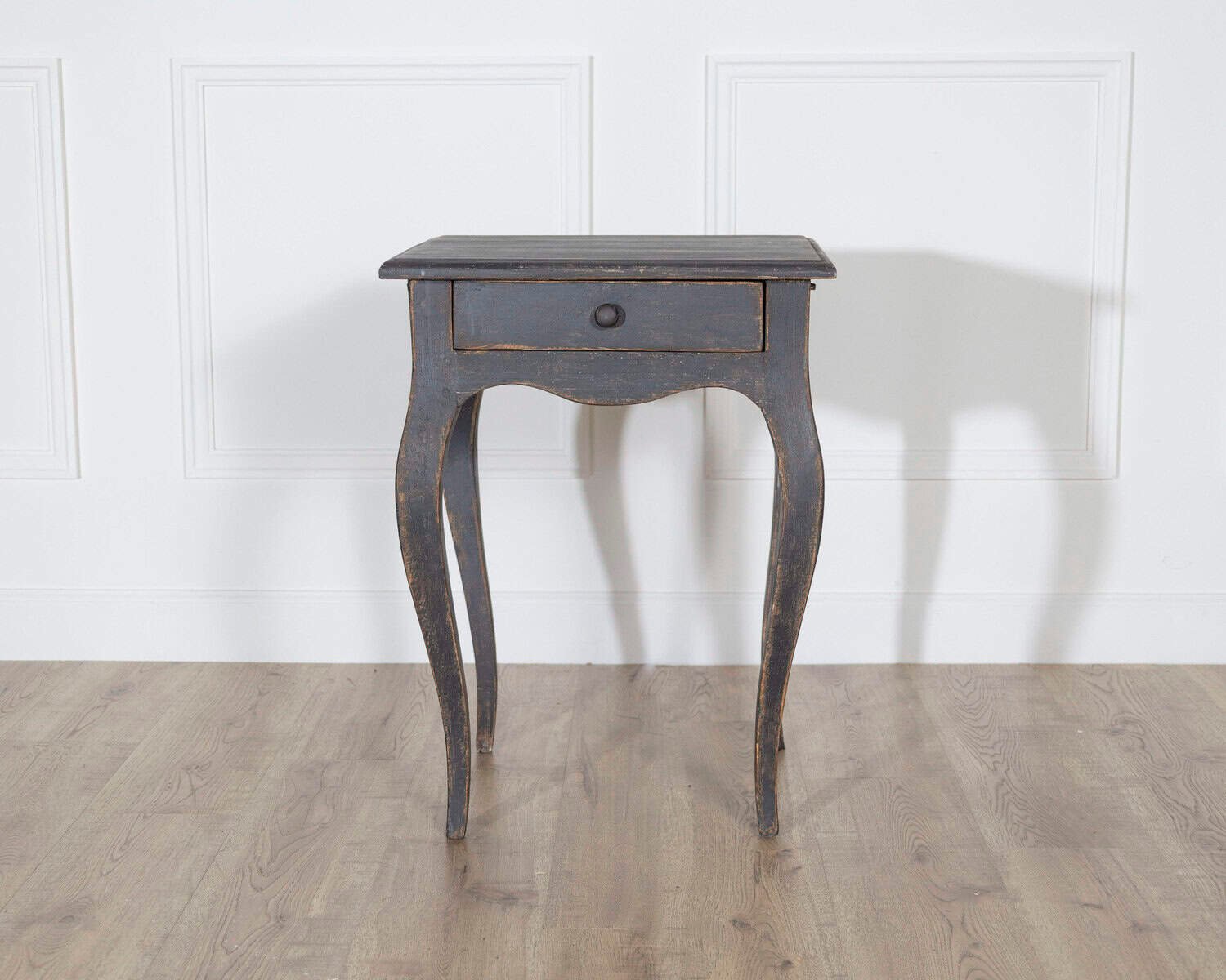Swedish Painted Side Table with Cabriole Legs, circa 1840 - JAA