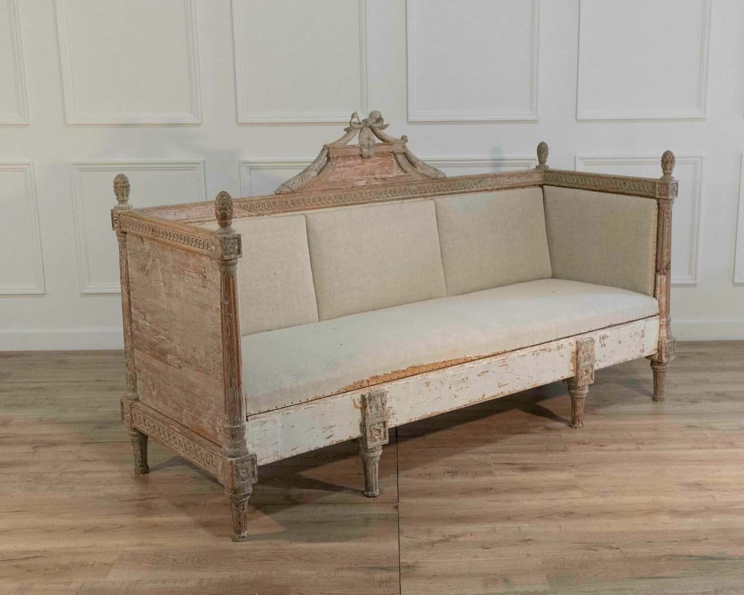 A Fine Period Gustavian Sofa - JAA