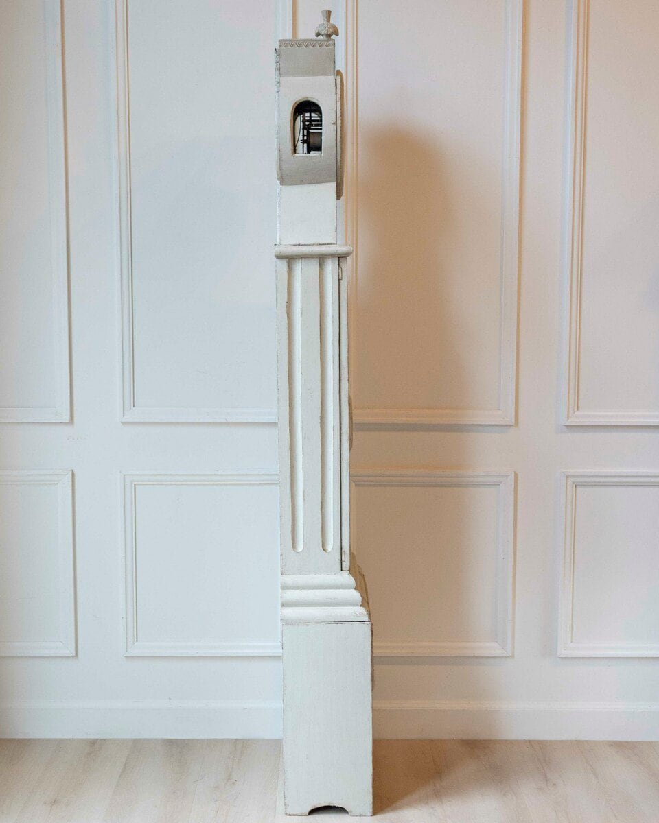 Early 19th-Century Swedish Gustavian Neoclassical Longcase Clock, Circa 1800 - JAA