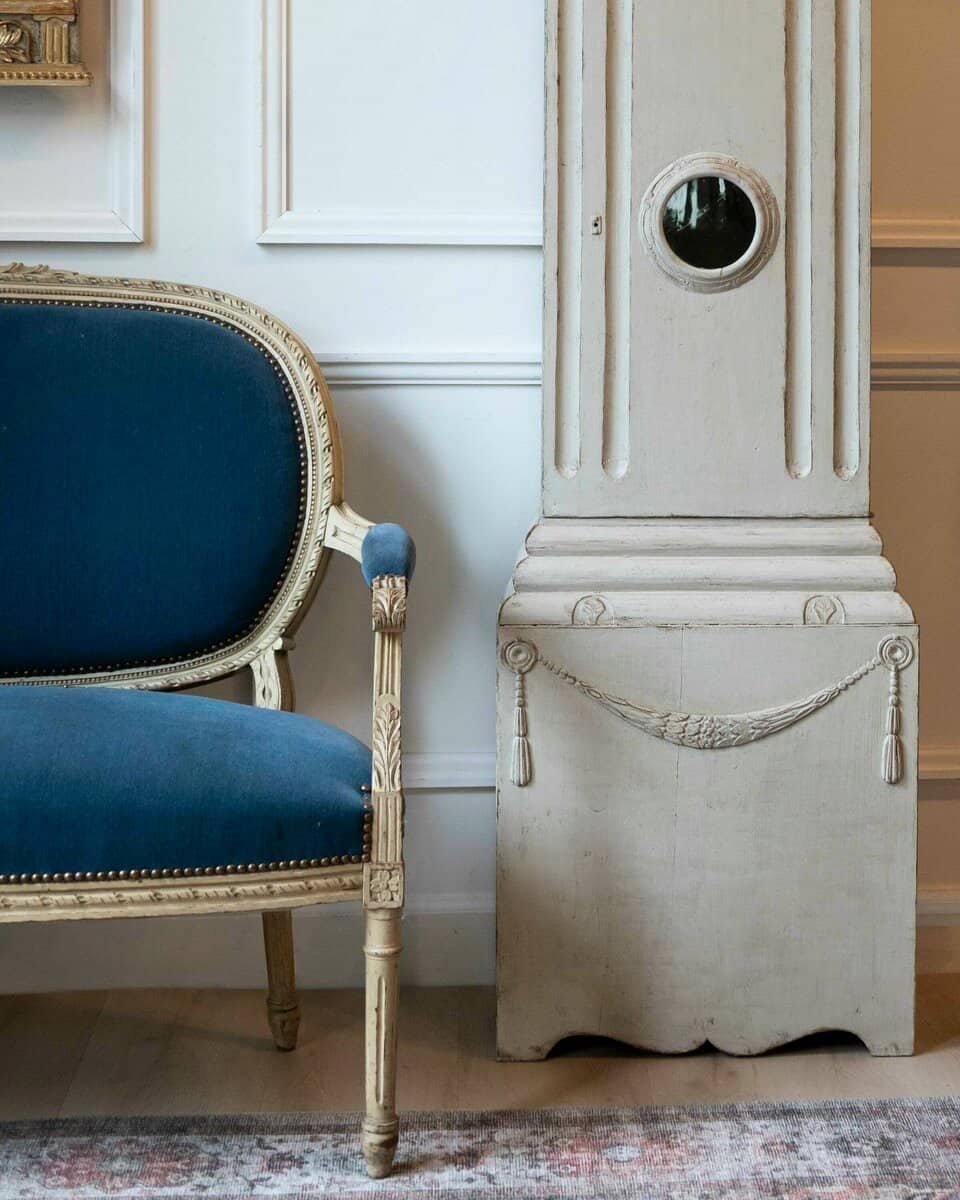 Early 19th-Century Swedish Gustavian Neoclassical Longcase Clock, Circa 1800 - JAA