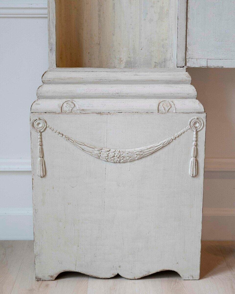 Early 19th-Century Swedish Gustavian Neoclassical Longcase Clock, Circa 1800 - JAA