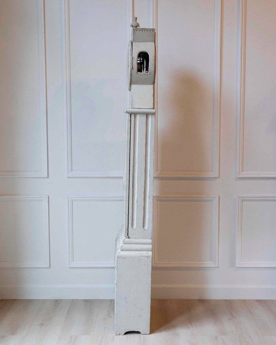 Early 19th-Century Swedish Gustavian Neoclassical Longcase Clock, Circa 1800 - JAA