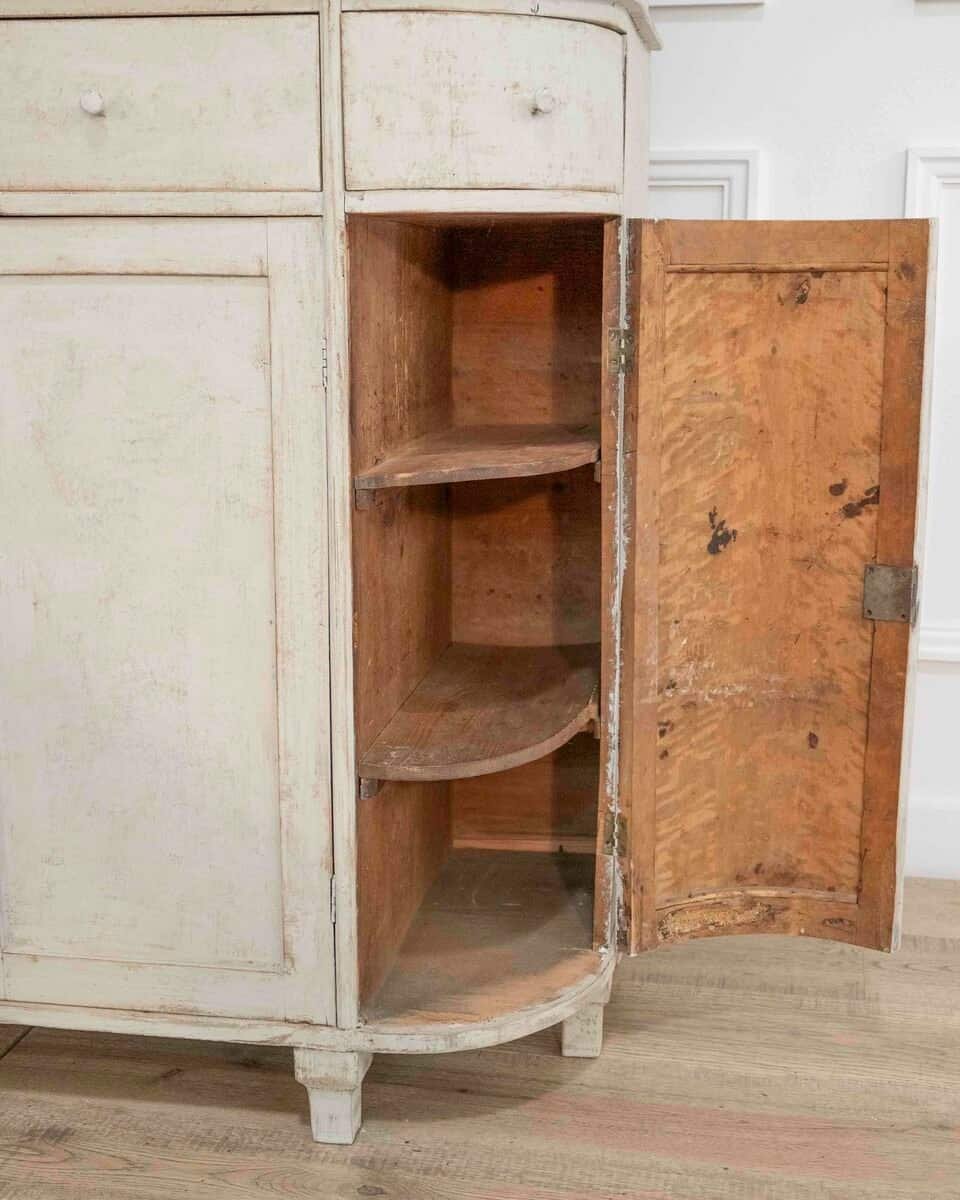 19th Century Swedish Painted Cabinet — Scandinavian Country Style - JAA