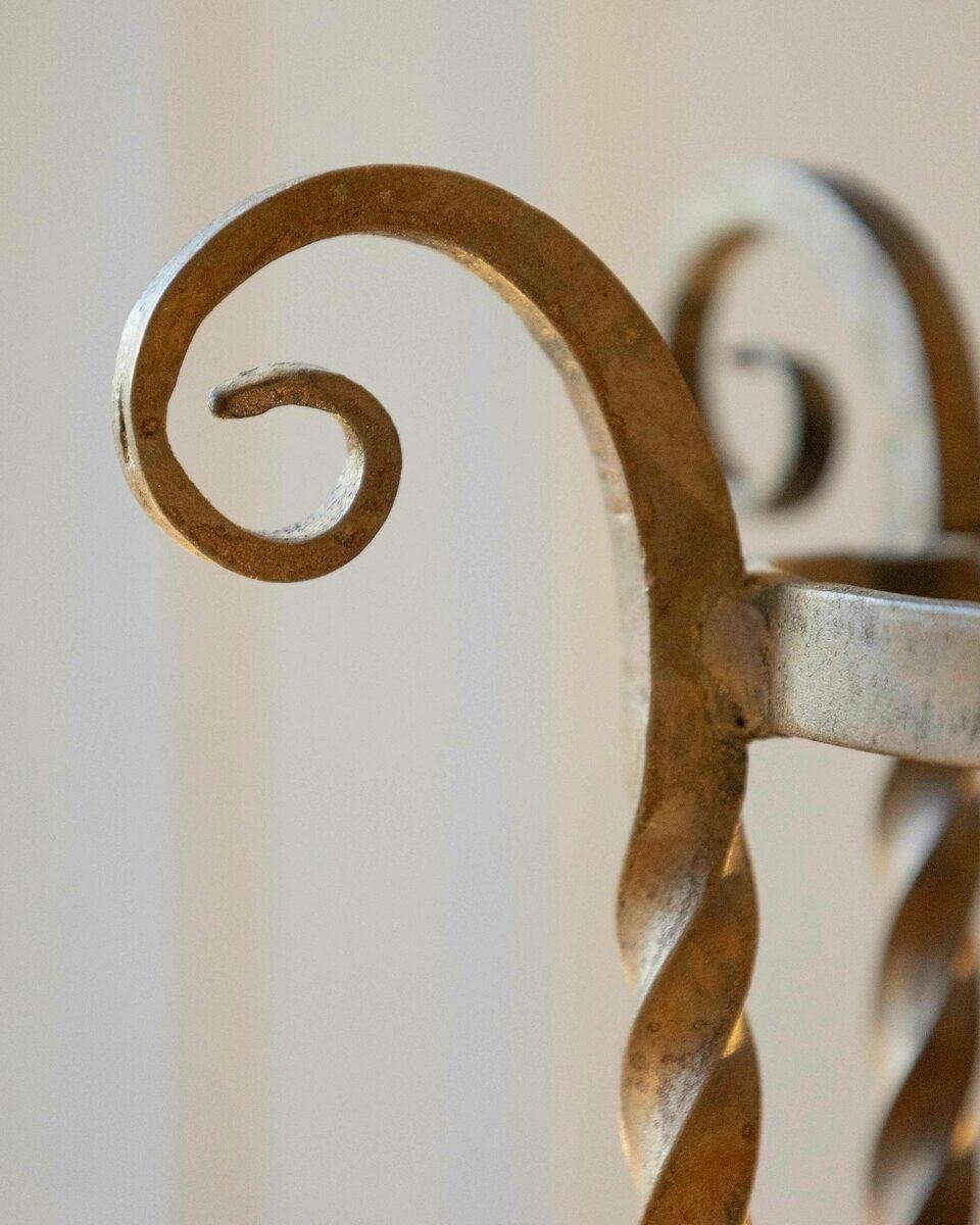 40% OFF at Checkout. Napoléon III 1870s Six-Light Chandelier with Scrolling and Twisted Accents - JAA