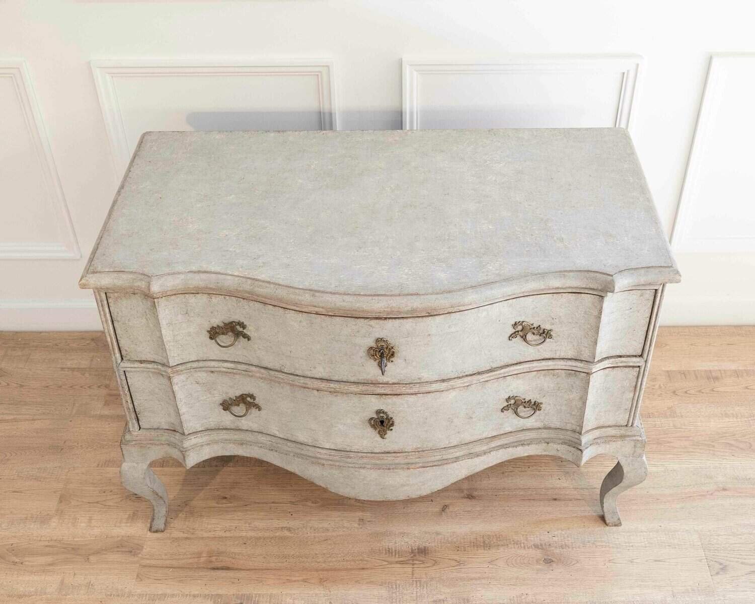 Late 18th-Century Swedish Baroque Chest of Drawers, circa 1790–1810 - JAA