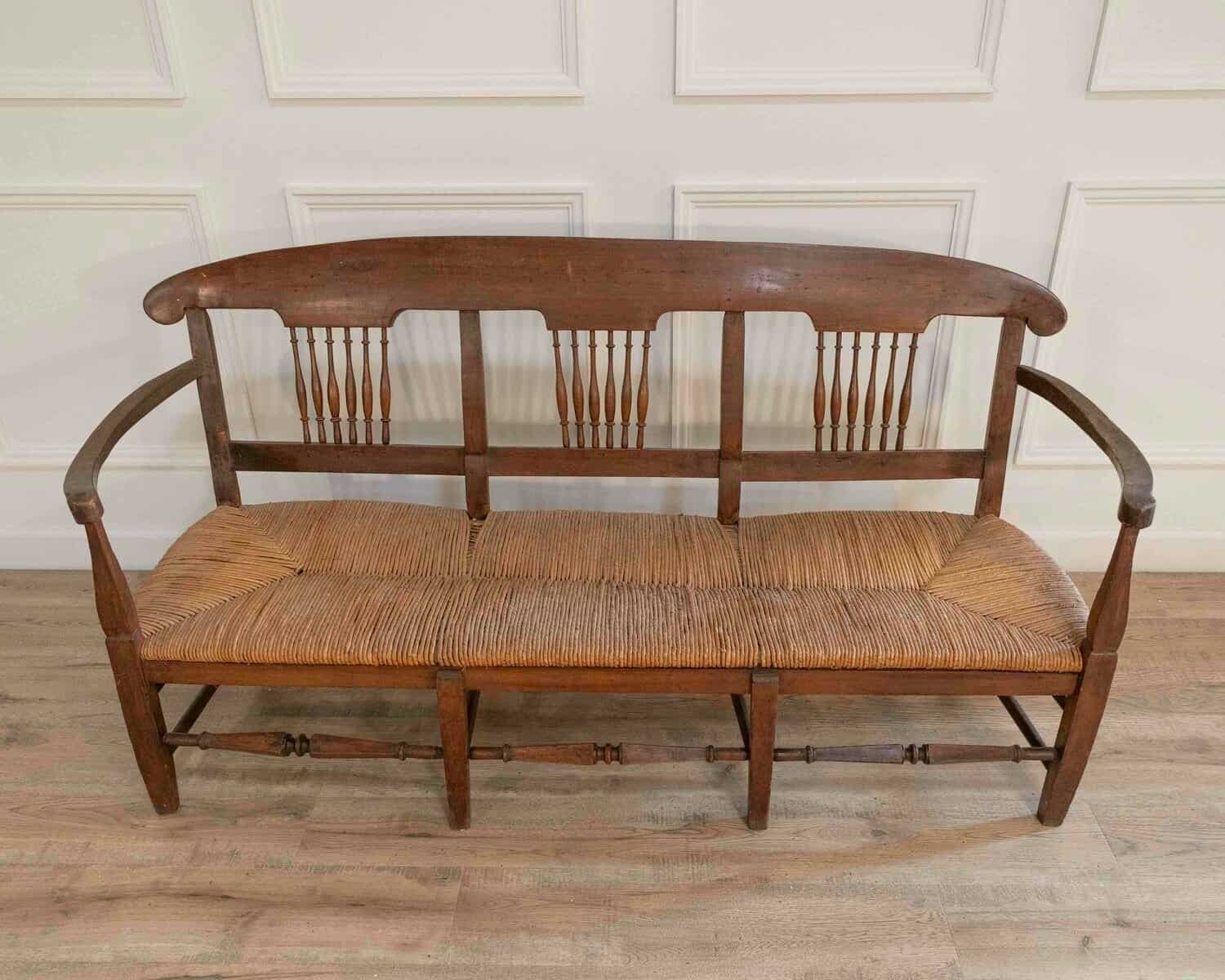 French 19th Century Sofa Bench - JAA