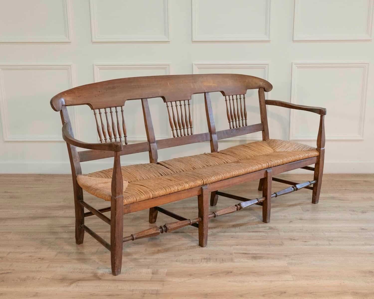 French 19th Century Sofa Bench - JAA