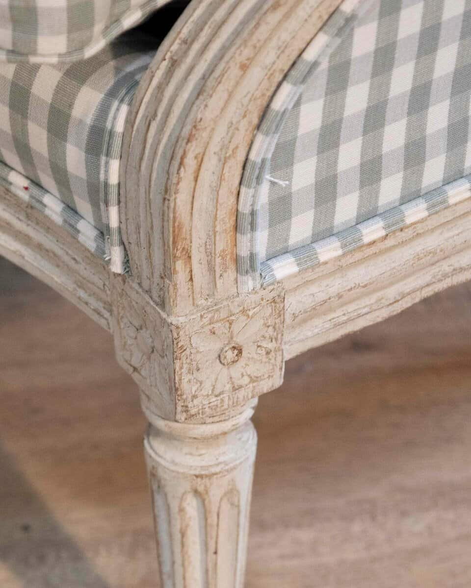 Pair of French Louis XVI Bergères, circa 1780 - JAA