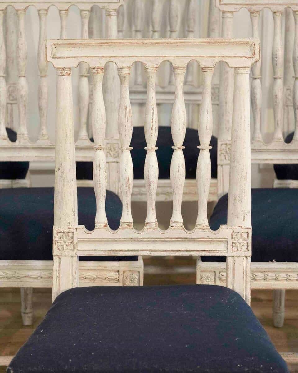 Set of 6 Gustavian Chairs - JAA