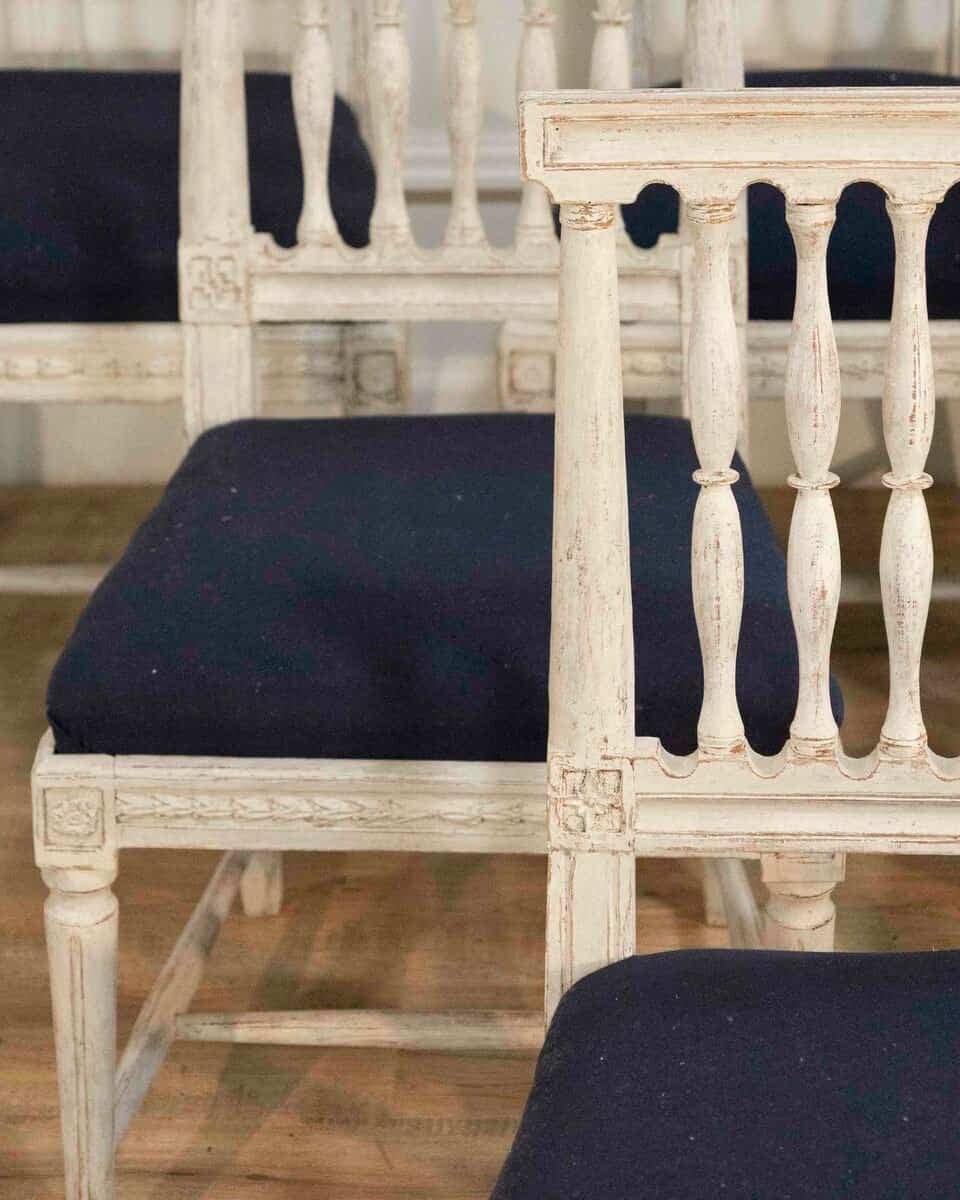 Set of 6 Gustavian Chairs - JAA