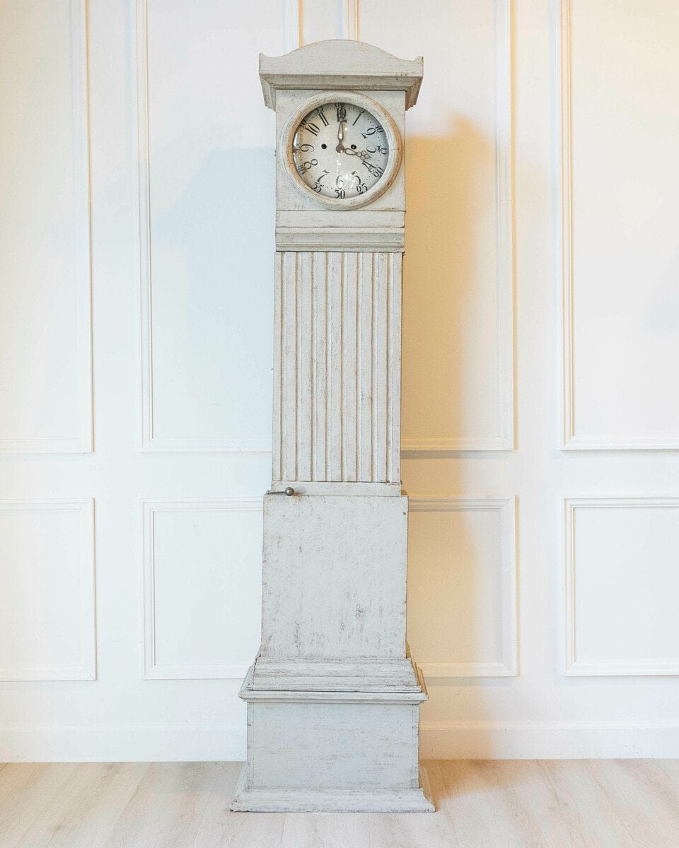 Early 19th-Century Swedish Gustavian Longcase Clock, Circa 1800 - JAA