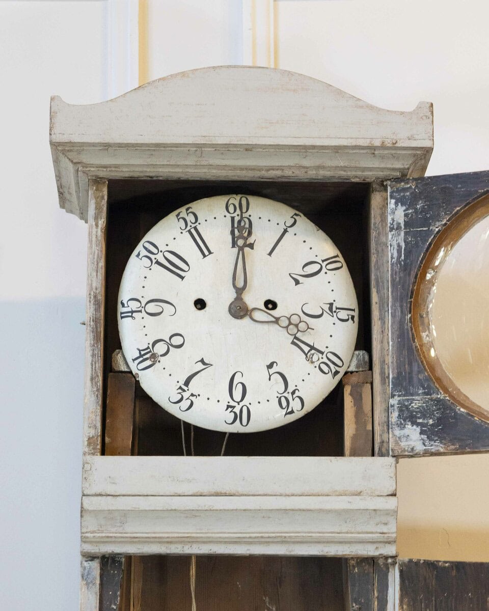 Early 19th-Century Swedish Gustavian Longcase Clock, Circa 1800 - JAA