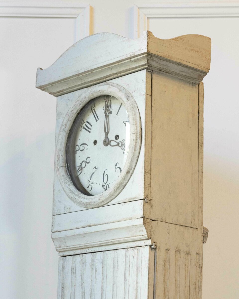 Early 19th-Century Swedish Gustavian Longcase Clock, Circa 1800 - JAA