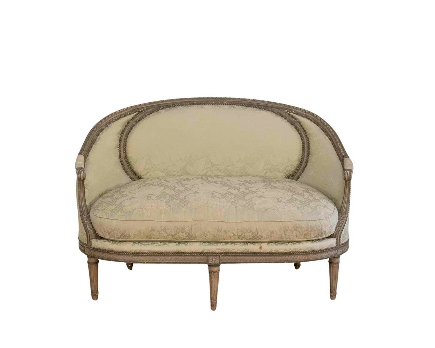 Canapé Corbeille De Style Louis XVI