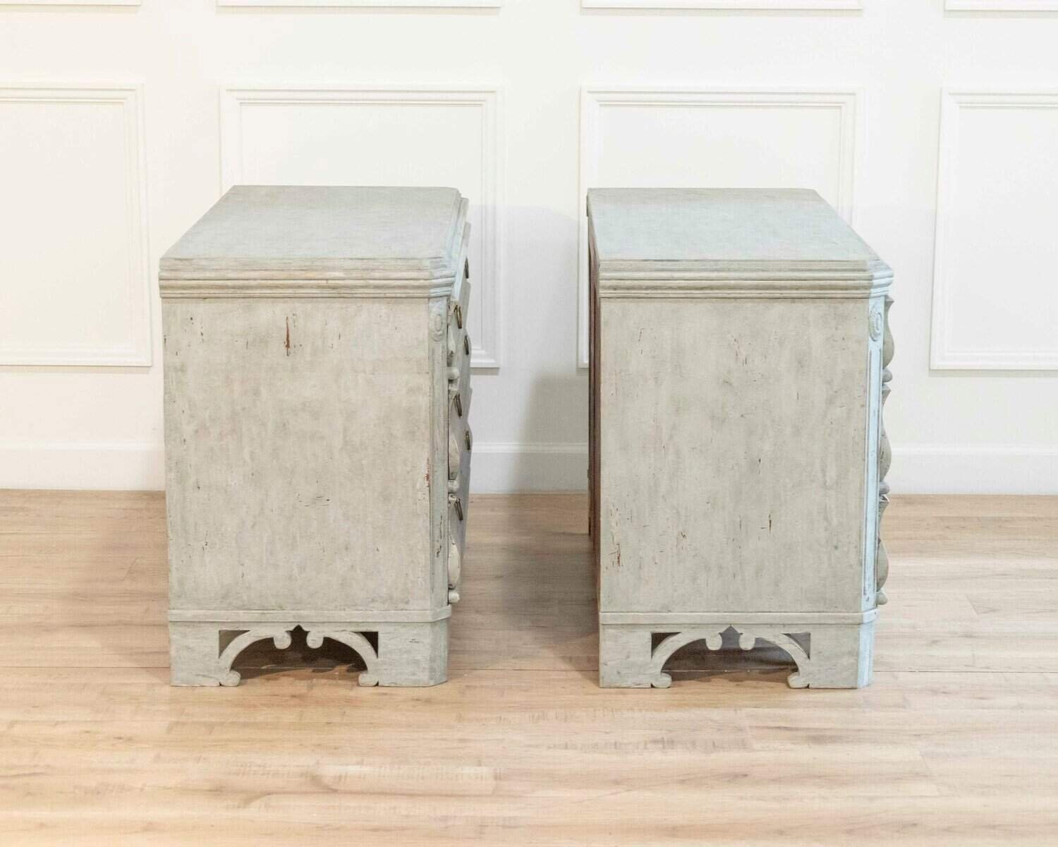 A Pair of 19th Century Swedish Chests - JAA