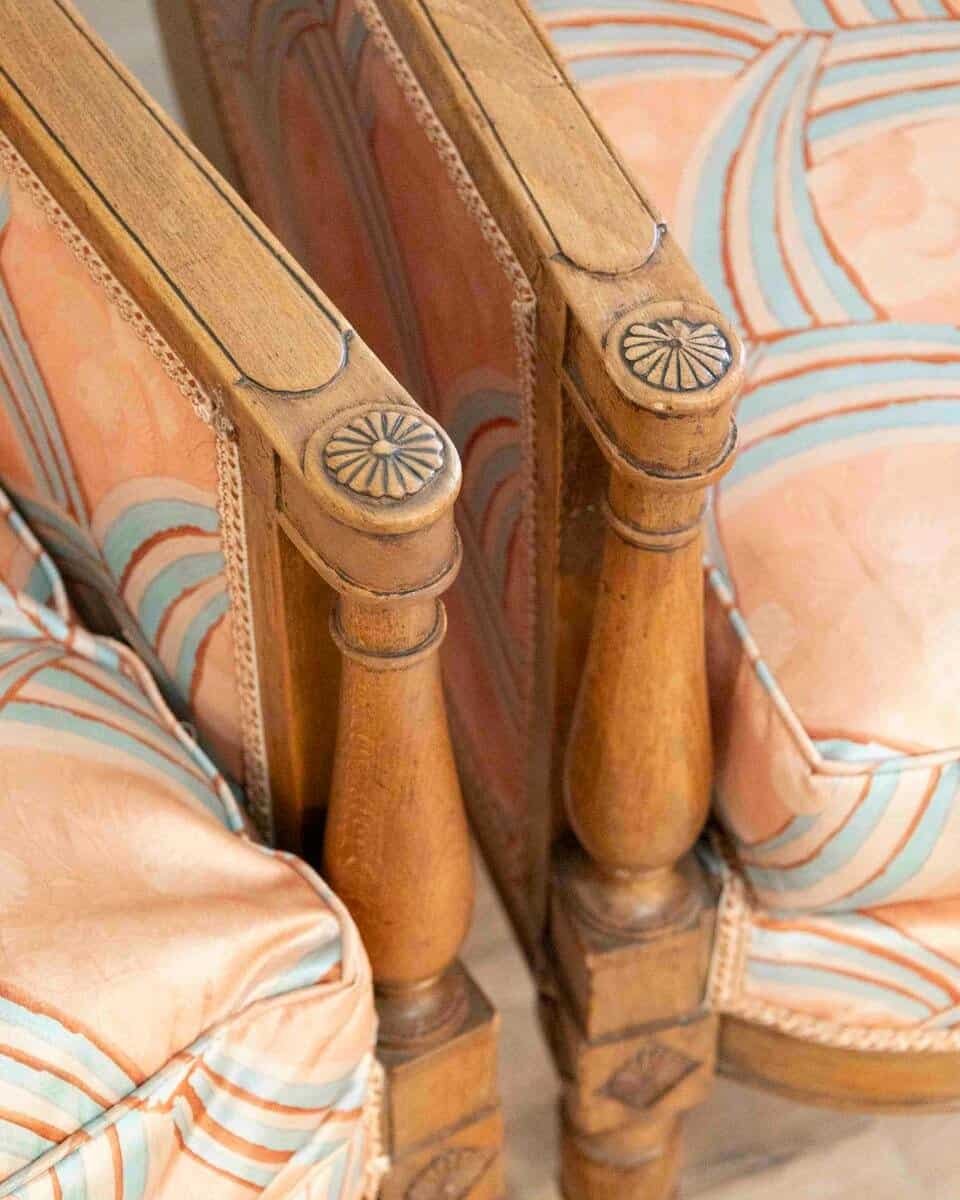 Pair of French bergères, circa 1830–1840 - JAA