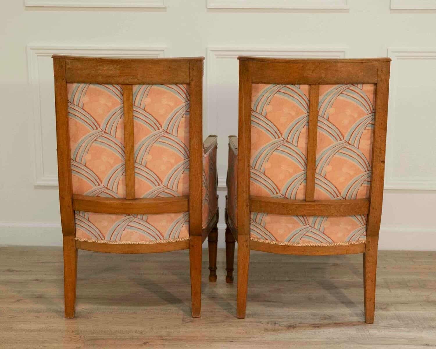 Pair of French bergères, circa 1830–1840 - JAA