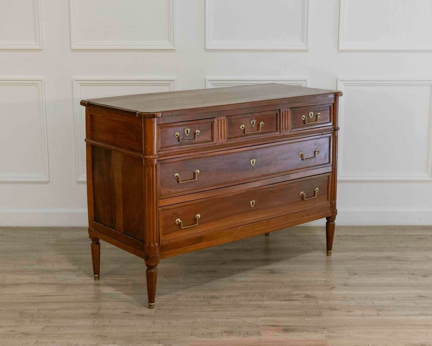 ON HOLD - Louis XVI Style Walnut Chest Of Drawers - JAA