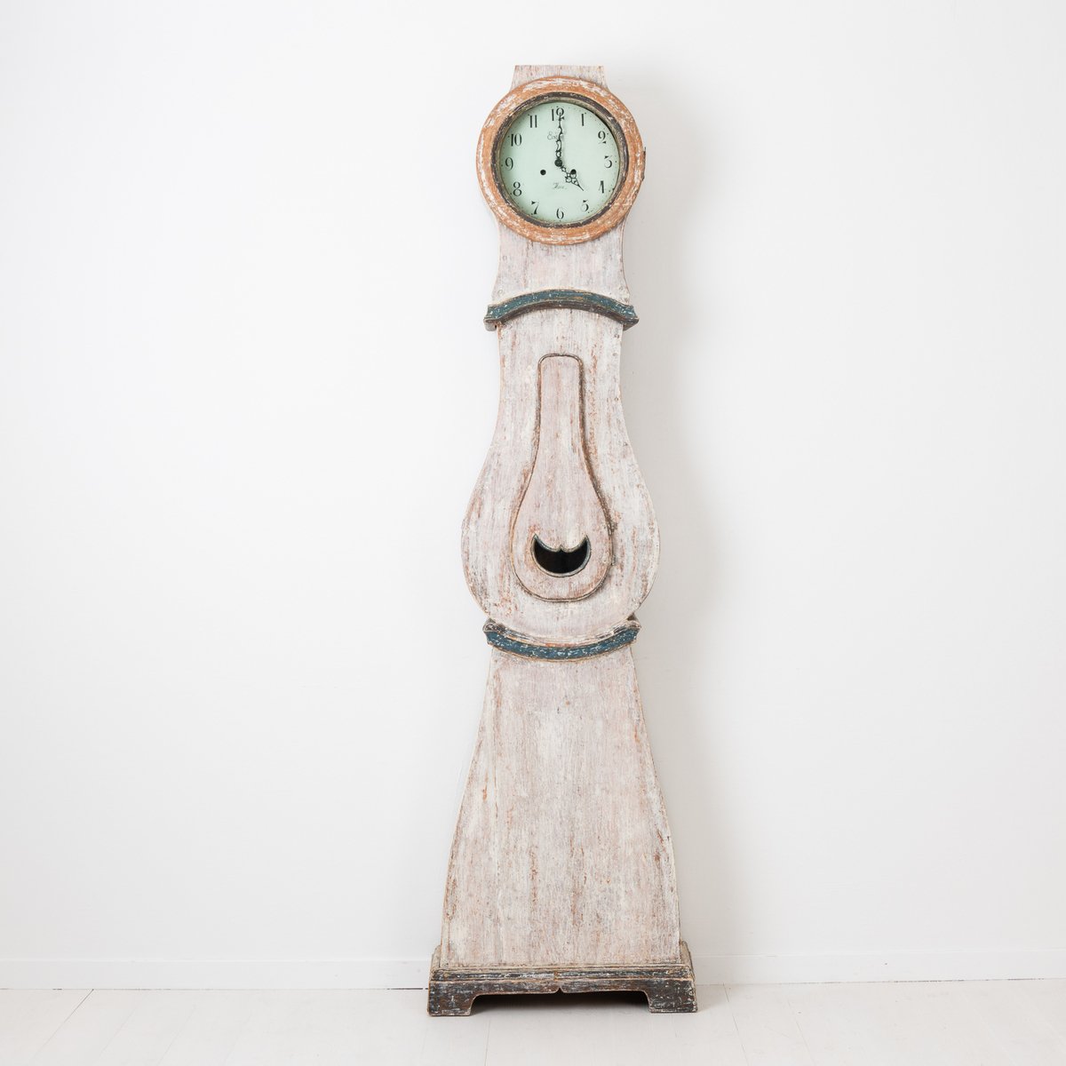 Swedish Long Case Clock Made in Painted Pine - JAA