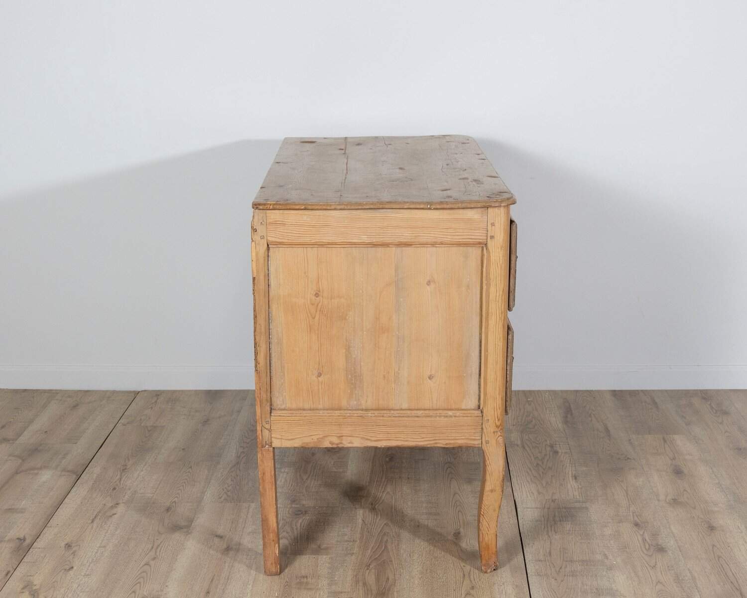 18th Century French Provincial Two-Drawer Commode — Rustic Oak - JAA