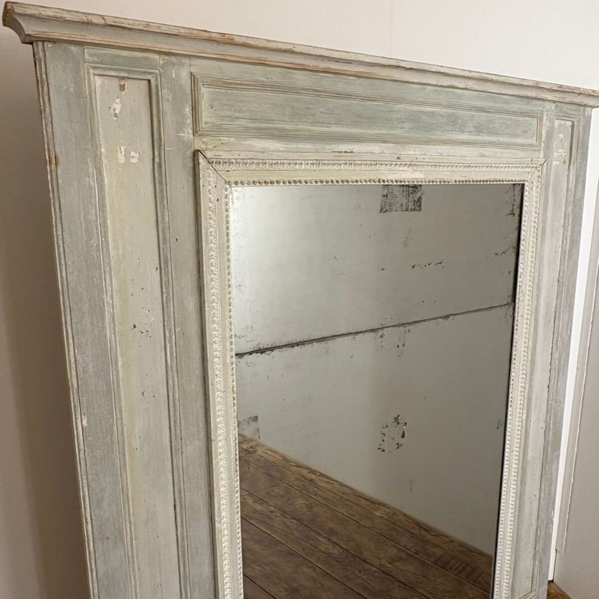 Louis XVI period wood paneling trumeau - JAA