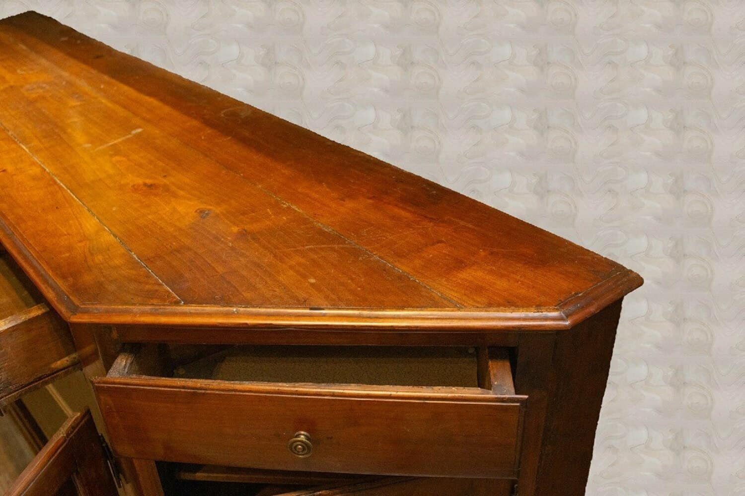 Early 19th Century Louis XVI Style Sideboard In Cherry Wood - JAA