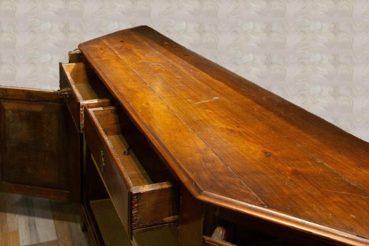 Early 19th Century Louis XVI Style Sideboard In Cherry Wood - JAA