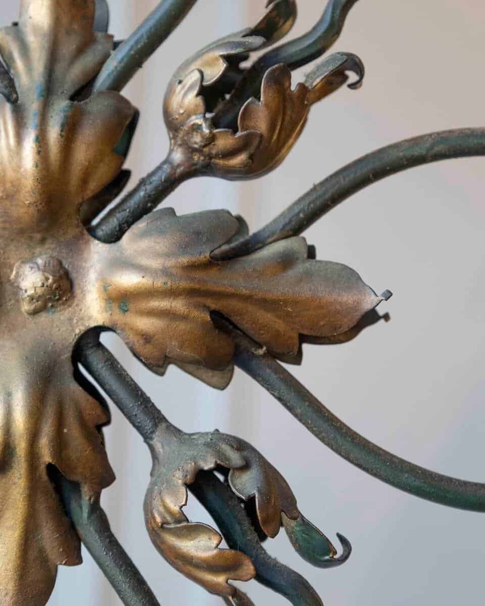 20th Century French Iron Chandelier - JAA