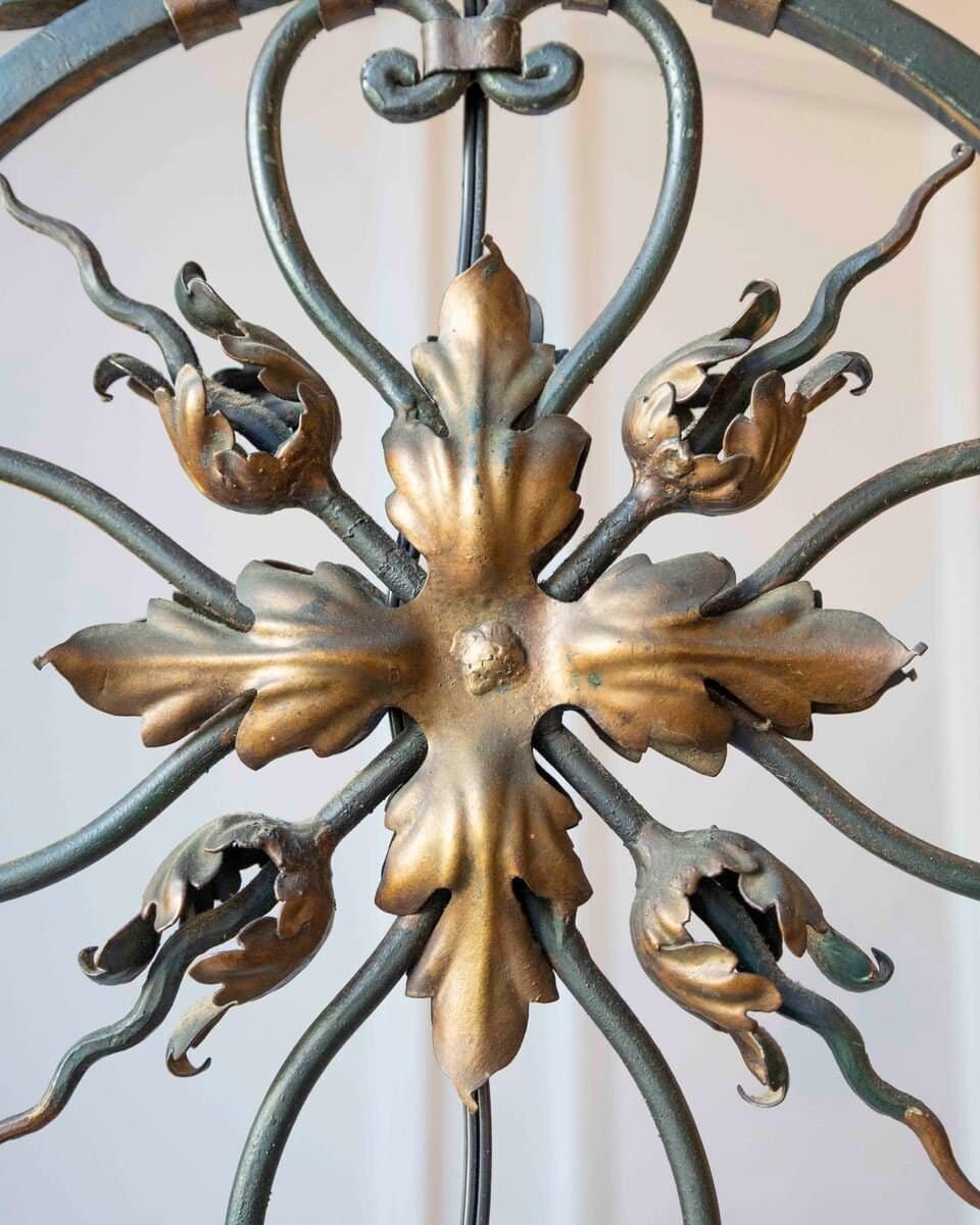 20th Century French Iron Chandelier - JAA