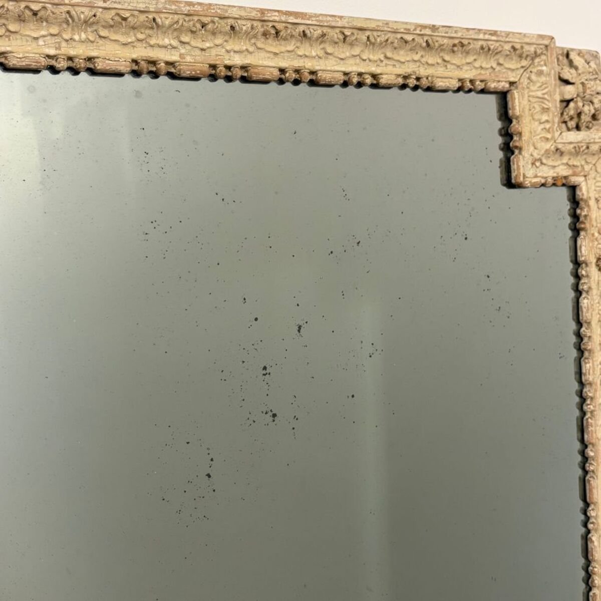 Louis XVI period wood panel mirror - JAA