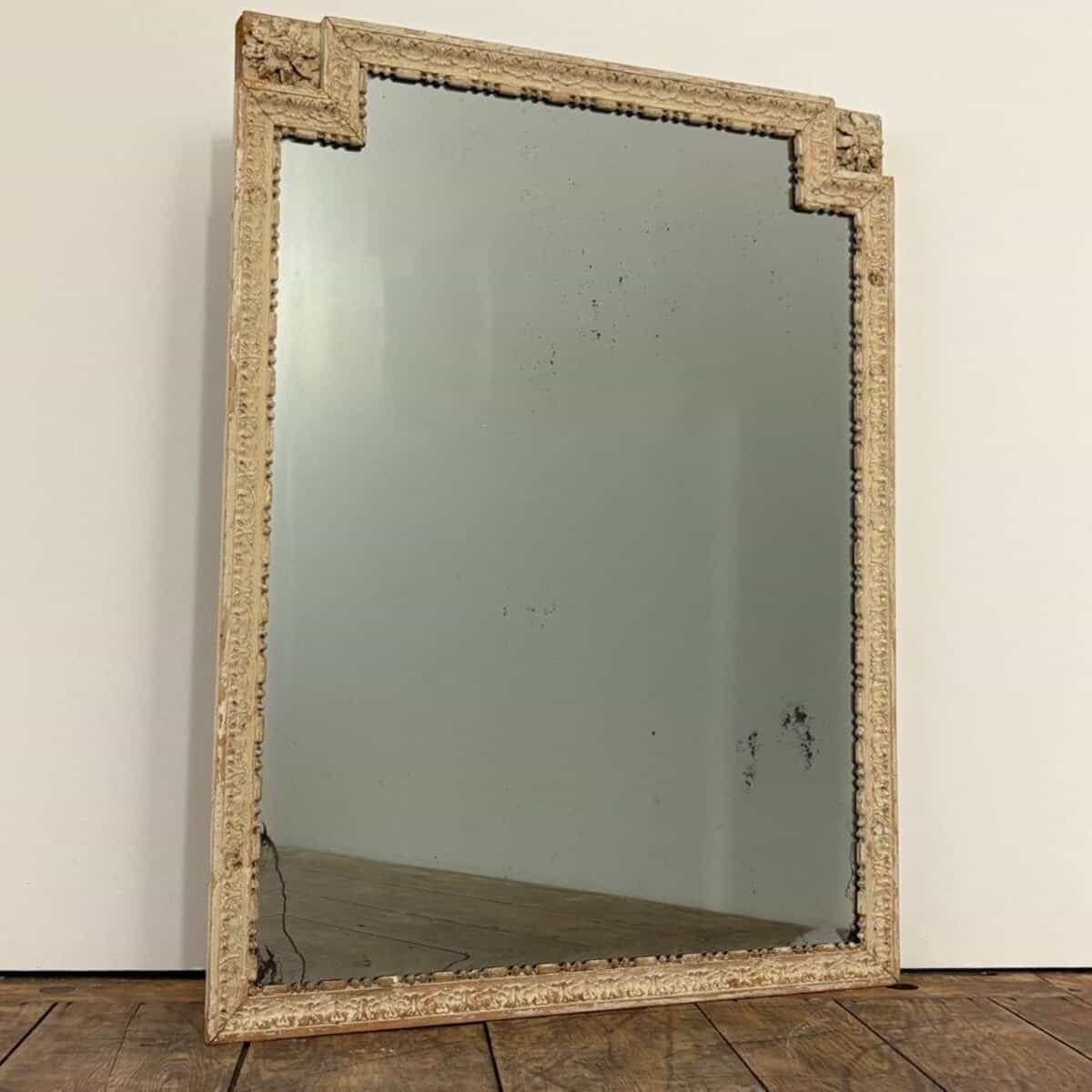 Louis XVI period wood panel mirror - JAA