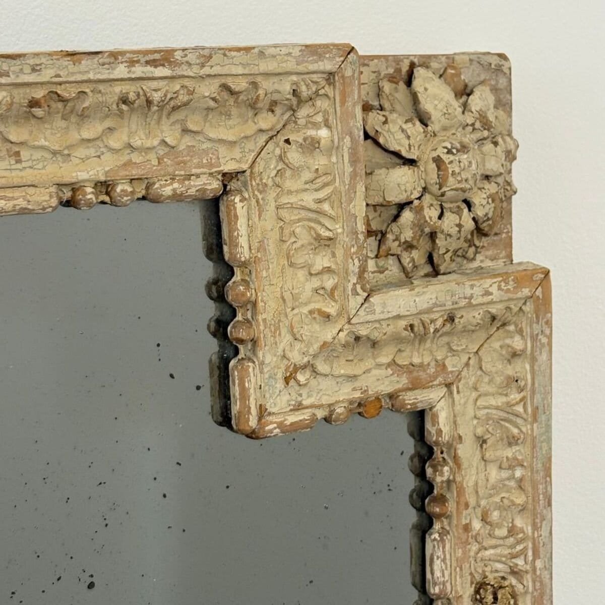 Louis XVI period wood panel mirror - JAA