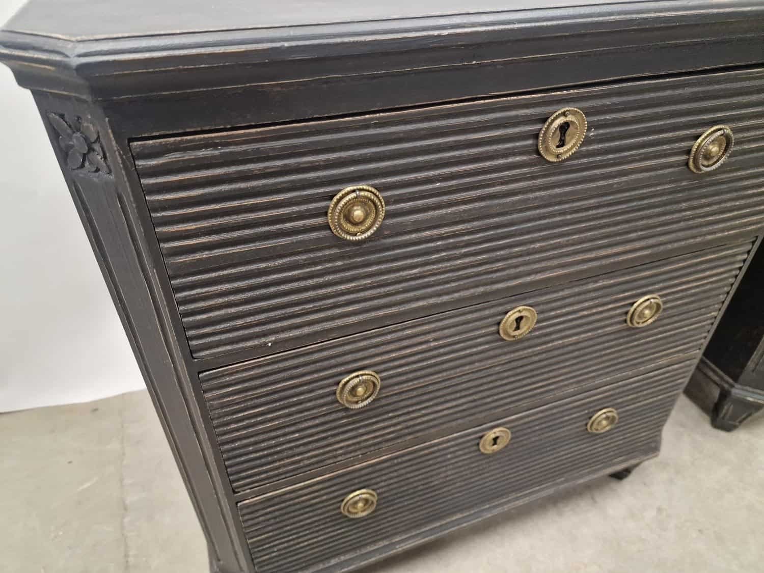 Pair chests of drawers  ca 1880 - JAA