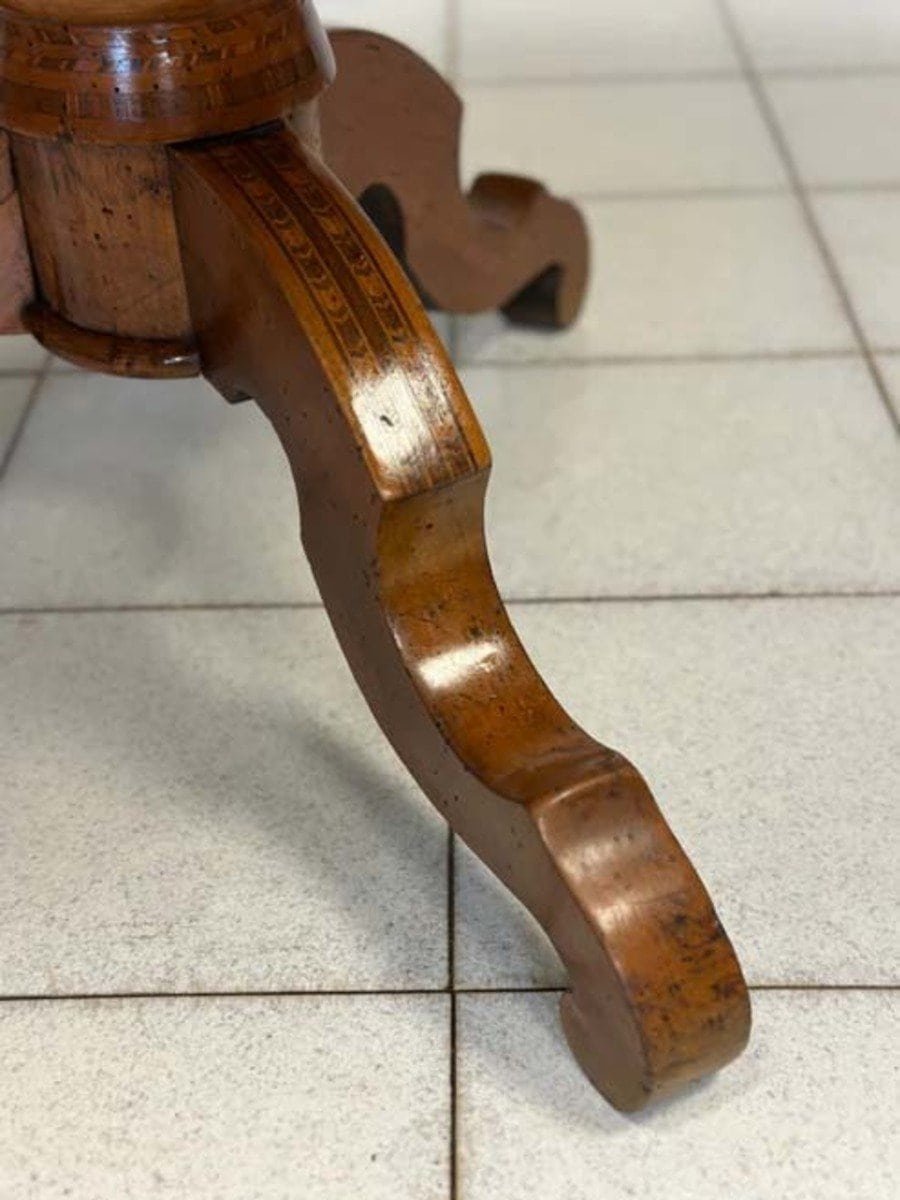 Round inlaid table first half of the 19th century - JAA