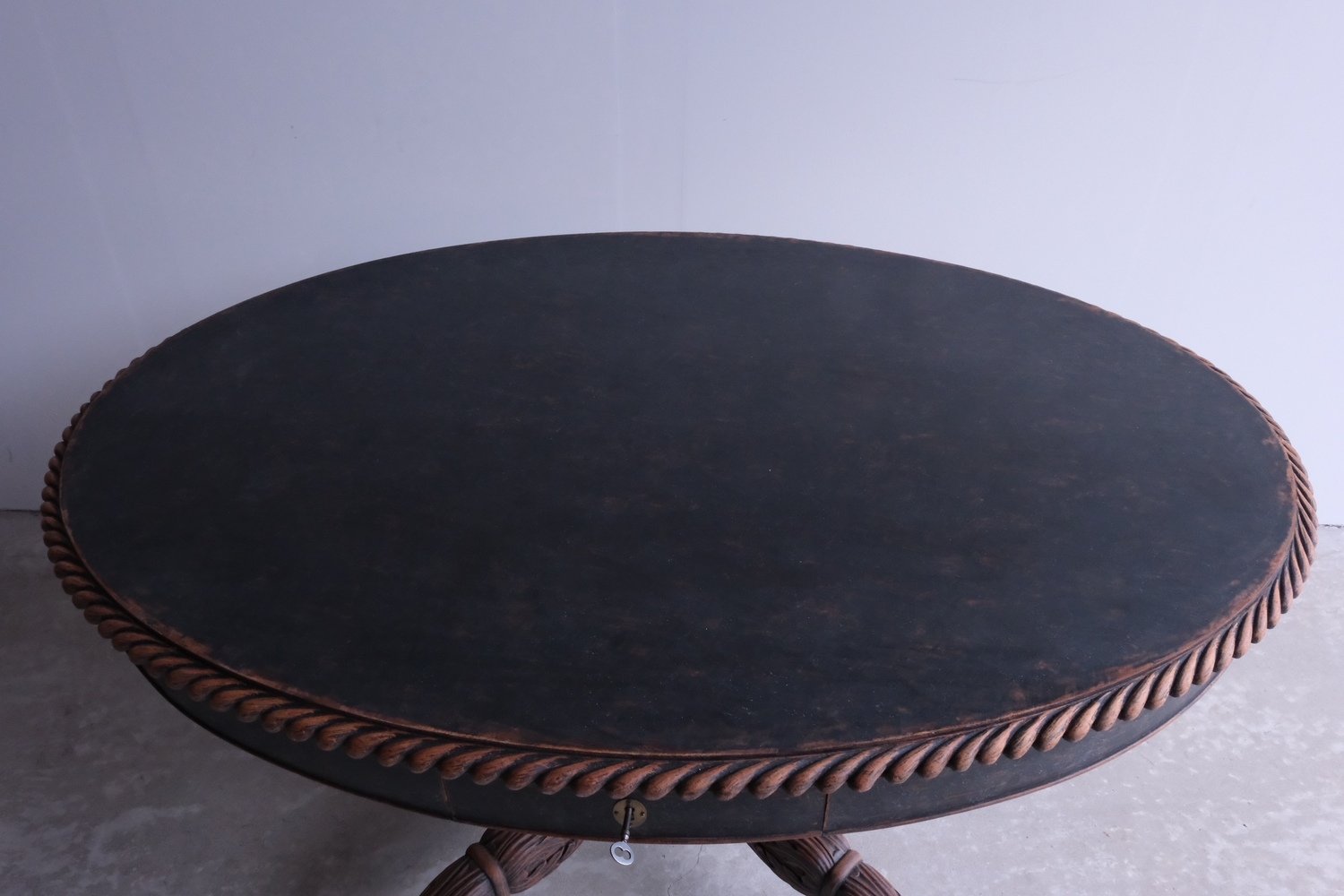 Empire Oval Center Table Circa 1830 - JAA