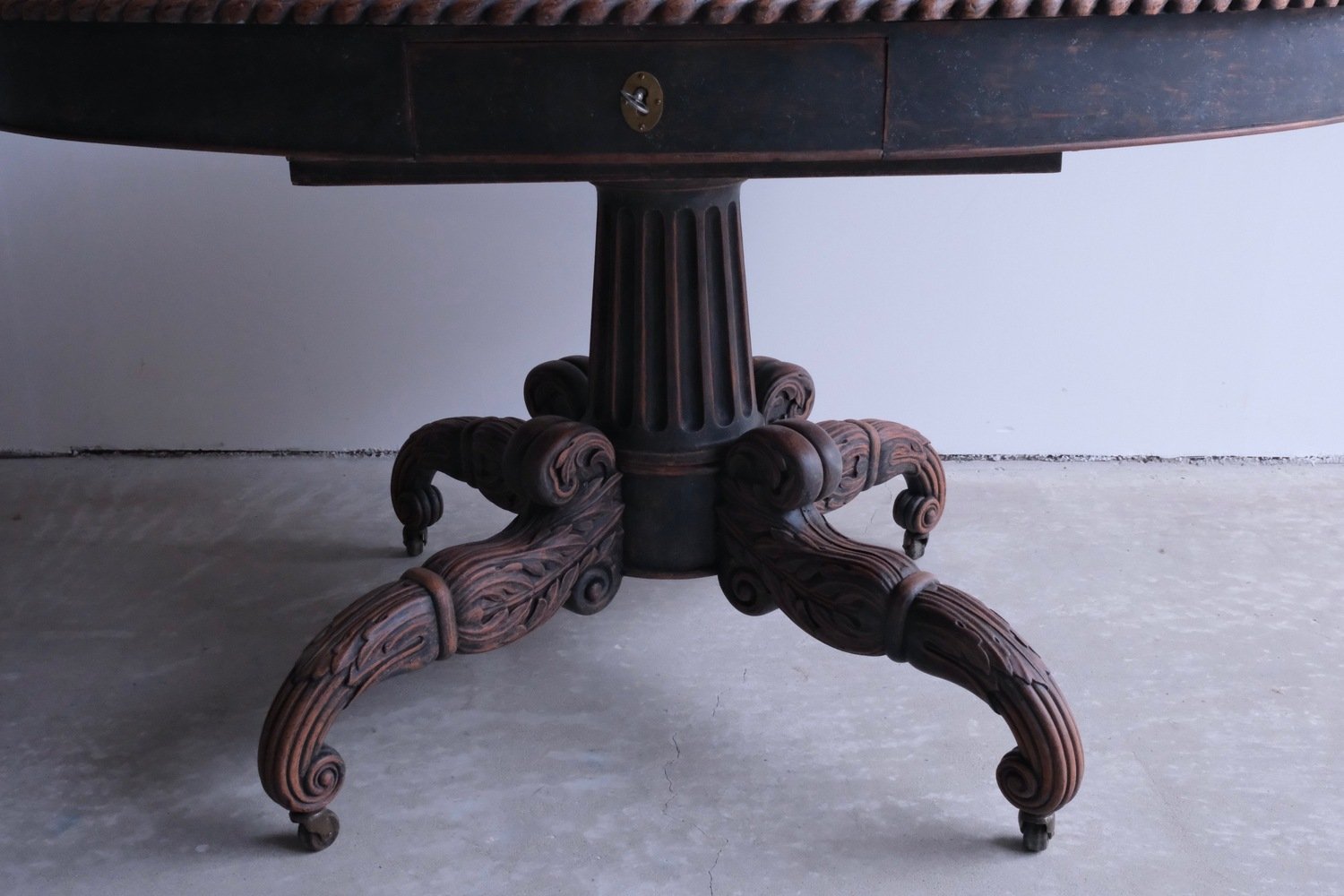 Empire Oval Center Table Circa 1830 - JAA