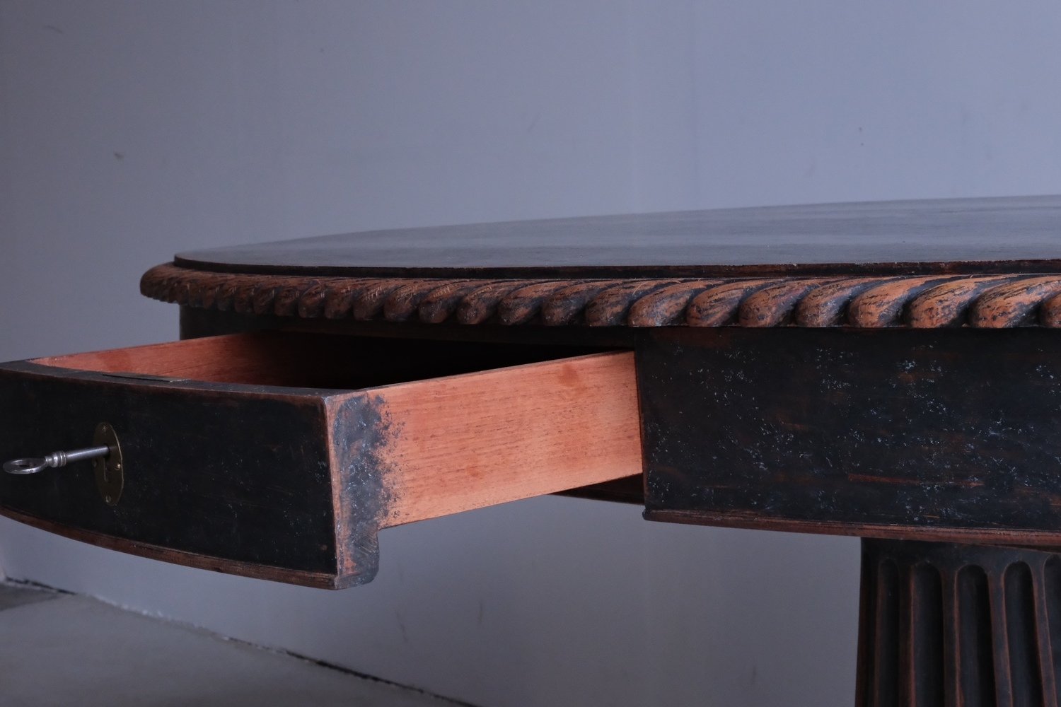 Empire Oval Center Table Circa 1830 - JAA