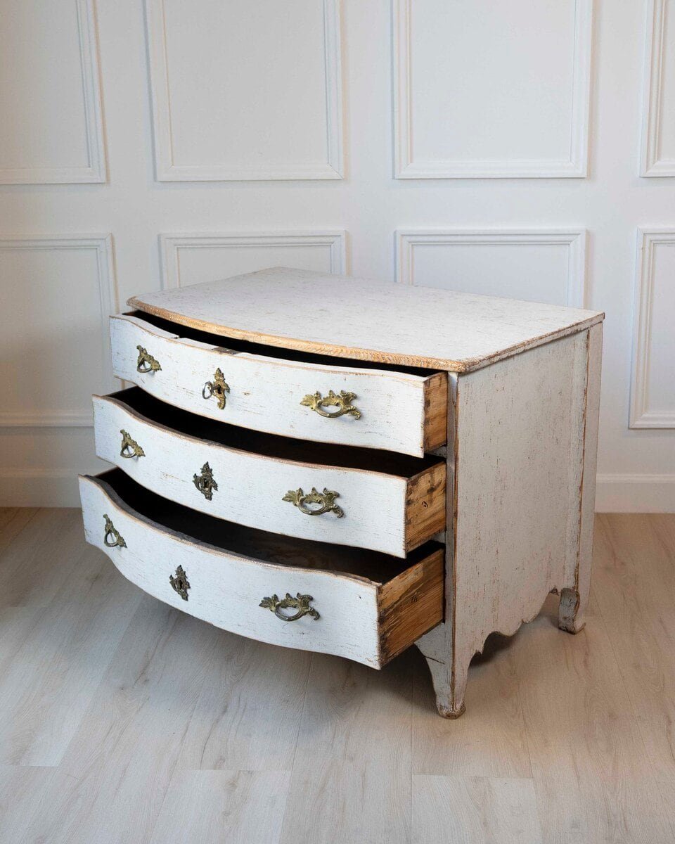 Swedish 18th Century Rococo Commode Circa 1770 - JAA