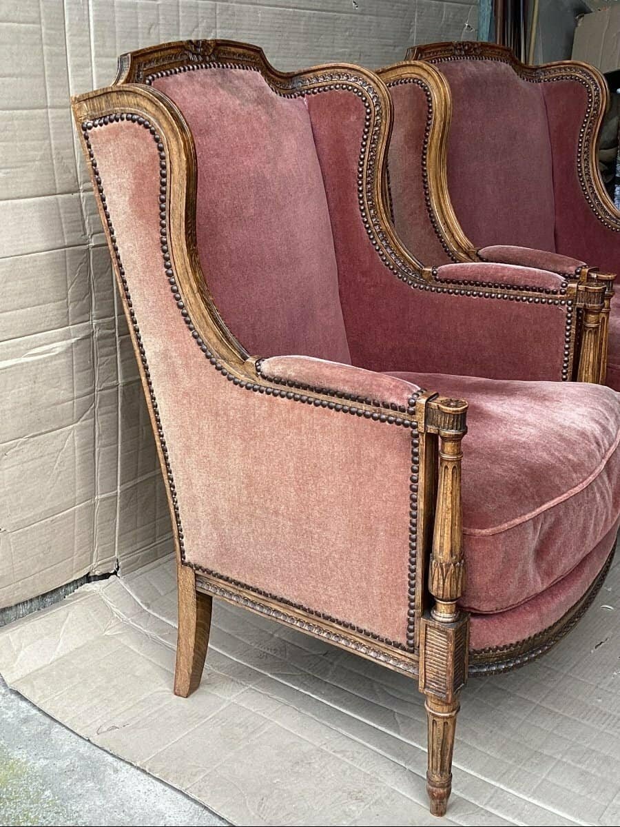 Pair Of Bergeres Directoire - JAA