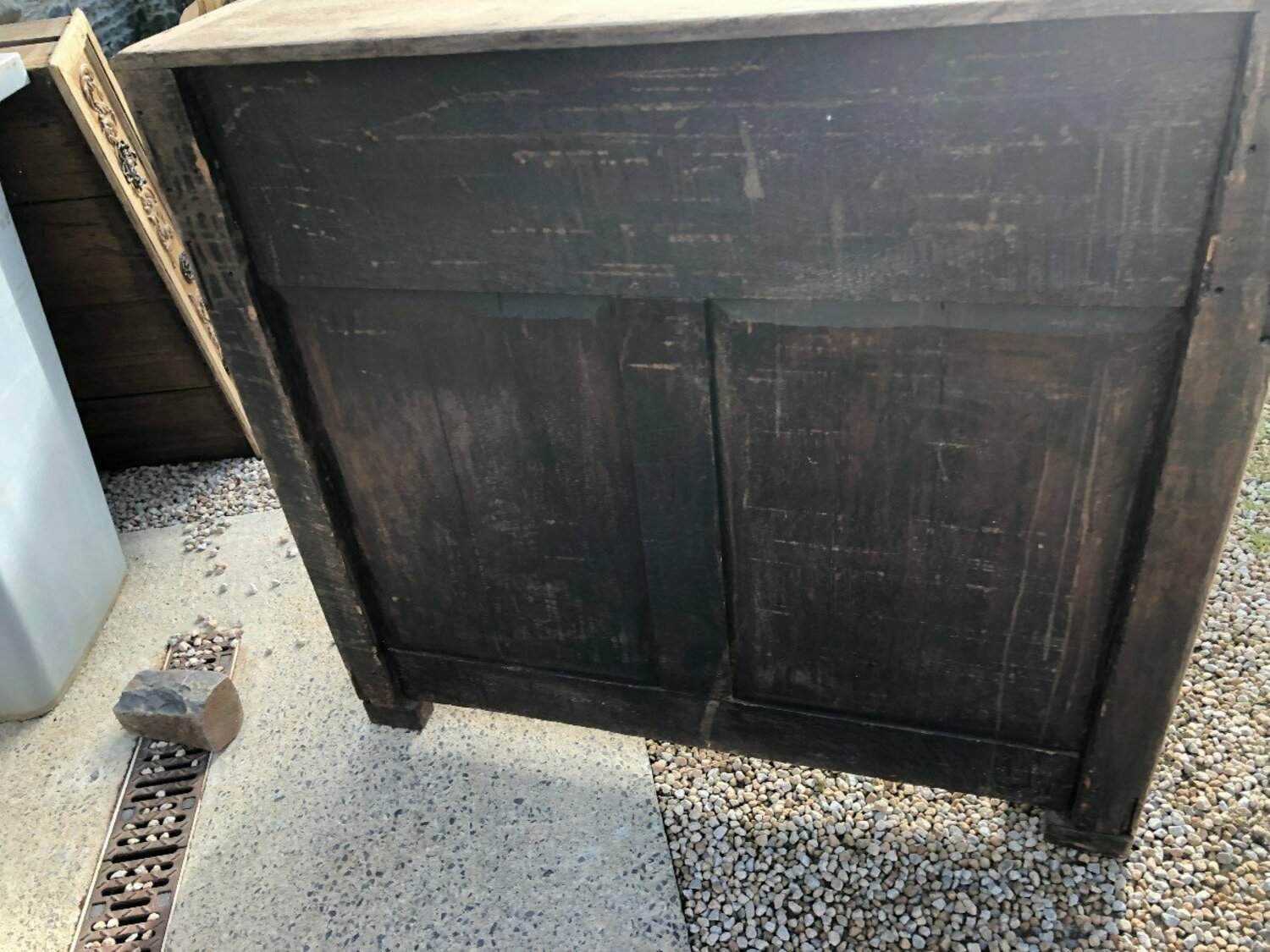 Louis XVI Period Liégeois Scriban In Natural Oak - JAA