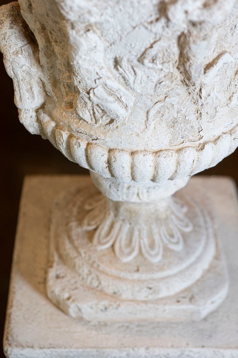 Provençale Medici Vase Inspired Jardinière with Carved Scenes, circa 1870 - JAA